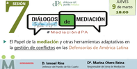 Diálogos de Mediación. Marzo 2023 Diálogos de Mediación. Marzo 2023