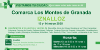 La Oficina de Atención a la ciudadanía se desplaza a la Comarca de los Montes, en Granada, este 13 y 14 de mayo
