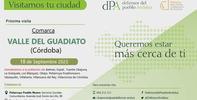 La Oficina de Información y Atención Ciudadana del Defensor del Pueblo andaluz se desplaza al Valle del Guadiato el 18 de septiembre para la atención presencial a la ciudadanía