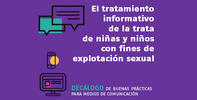 El tratamiento informativo de la trata de niñas y niños con fines de explotación sexual