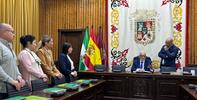 El Defensor del Pueblo andaluz visita el ayuntamiento de Huércal-Overa