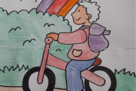 Lo que más me gusta es pasear en bicicleta