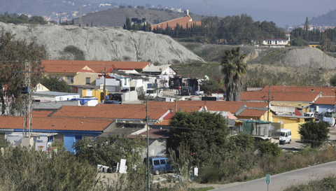 Fotografía del barrio de los Asperones
