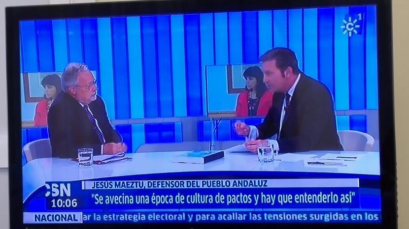 Entrevista en Canal Sur TV sobre el Informe Anual 2014 Entrevista en Canal Sur TV sobre el Informe Anual 2014