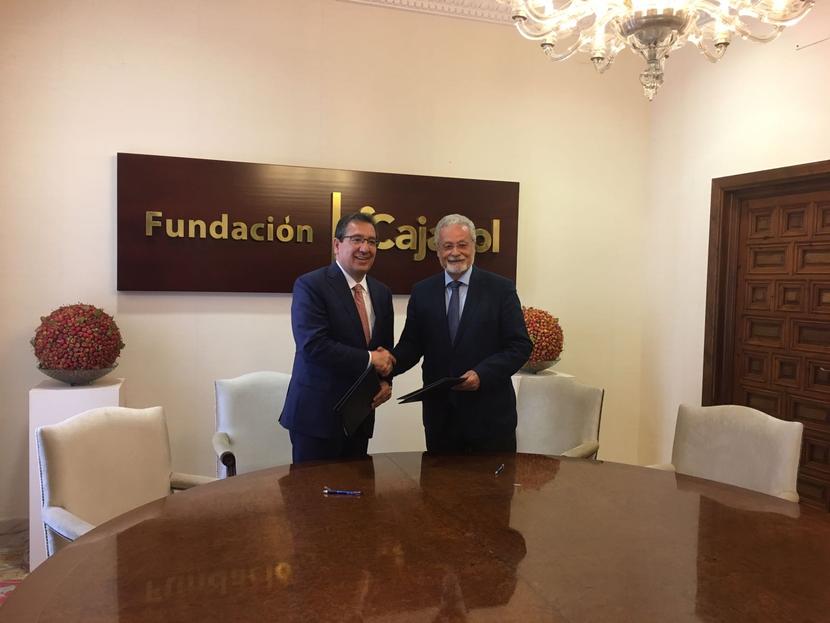 El Defensor del Pueblo Andaluz y el Presidente de la Fundación Cajasol renuevan su convenio de colaboración para la promoción de los derechos sociales El Defensor del Pueblo Andaluz y el Presidente de la Fundación Cajasol renuevan su convenio de colaboración para la promoción de los derechos sociales