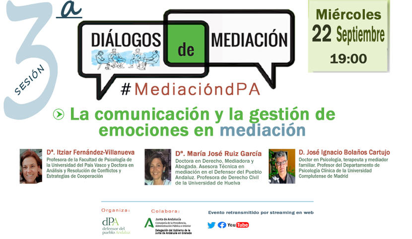 Diálogos de Mediación. Septiembre 2021