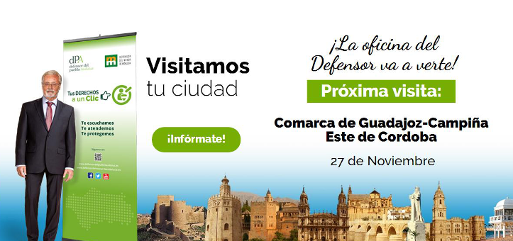 Atendemos a la ciudadania de la comarca cordobesa de Guadajóz-Campiña Este, este 27 de noviembre, en Baena Atendemos a la ciudadania de la comarca cordobesa de Guadajóz-Campiña Este, este 27 de noviembre, en Baena