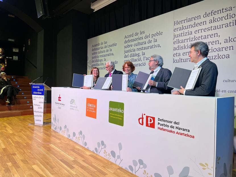 Acuerdo de las Defensorías del Pueblo sobre la cultura de paz y la justicia restaurativa 