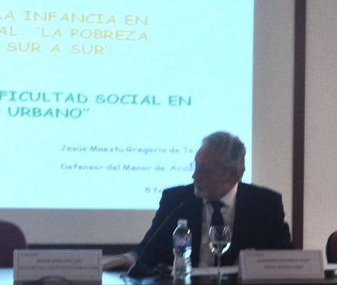Intervención del Defensor en Jornada sobre Pobreza Infantil Intervención del Defensor en Jornada sobre Pobreza Infantil
